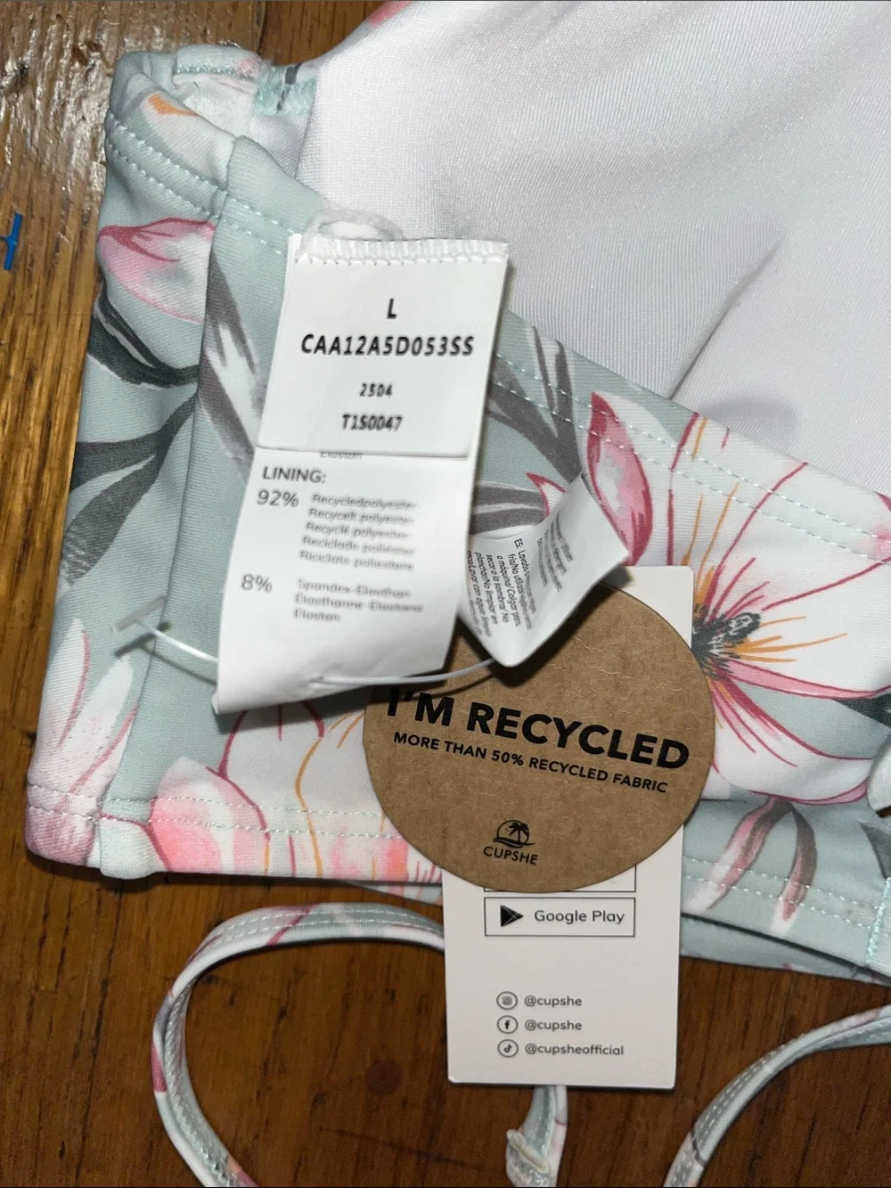 Cupshe nwt bikini